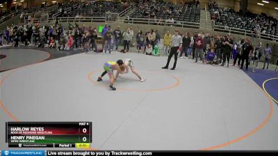 93 lbs Cons. Semi - Harlow Reyes, Rock Of Redmond Wrestling vs Henry Finegan, Viper Wrestling