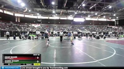 106 lbs Champ. Round 1 - Kaden Schaff, Grangeville vs Adam Bauer, Walla Walla