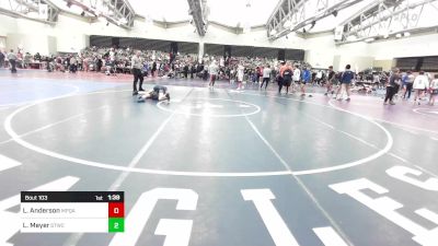 102-I lbs Round Of 32 - Landon Meyer, Shore Thing WC vs Luke Anderson, Massapequa