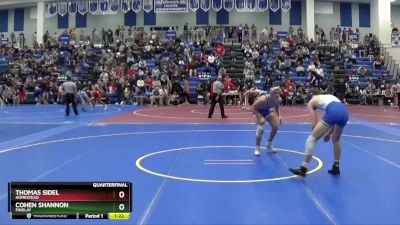 144 lbs Quarterfinal - Thomas Sidel, Homestead vs Cohen Shannon, FINDLAY