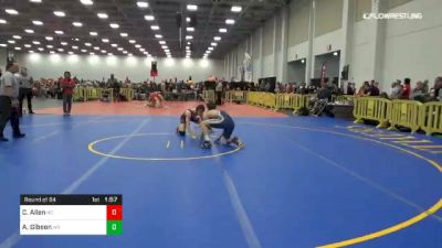 152 lbs Round Of 64 - Corbin Allen, NC vs Aidan Gibson, WV