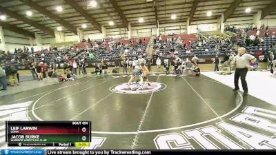 165 lbs 1st Place Match - Leif Larwin, COWA vs Jacob Burke, Warrior Wrestling Club