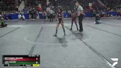 60 lbs Quarterfinal - Lexi Macias, Oakley vs Avy?ianna Wilson, Team Of Hard Knox