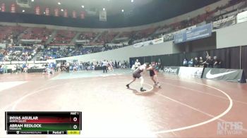 6A-220 lbs Cons. Round 3 - Imyas Aguilar, North Salem vs Abram Redlock, Franklin