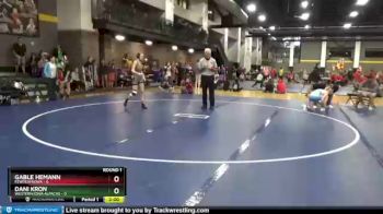 106 lbs Round 1 (6 Team) - Gable Hemann, FEWTeamIowa vs Dani Kron, Western Iowa Alpacas