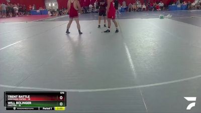 175 lbs Round 3 (4 Team) - Will Bolinger, Creston vs Trent Rattle, Wisconsin Rapids