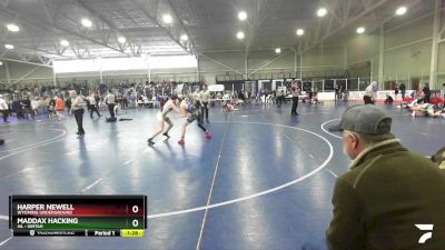 112 lbs Quarterfinal - Maddax Hacking, 4A - Uintah vs Harper Newell, Wyoming Underground