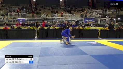 ANNE MARIE D. R. WILLIAMS vs ASHLEY MARIE CLARK 2024 Pan Jiu Jitsu IBJJF Championship