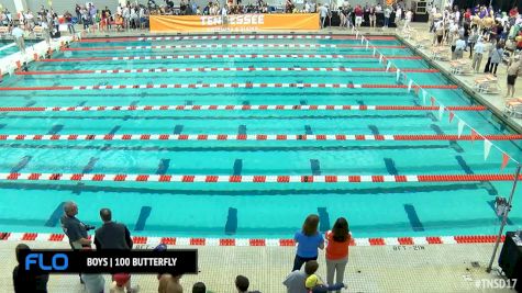 Boys 100 Butterfly - Prelims