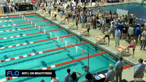 Boys 100 Breaststroke - Finals