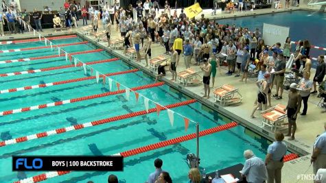 Boys 100 Backstroke - Finals