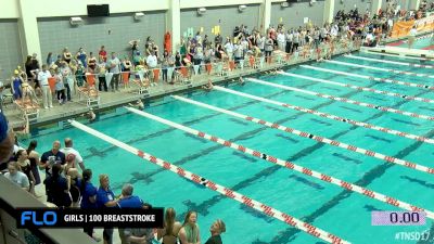 Girls 100 Breaststroke - Prelims