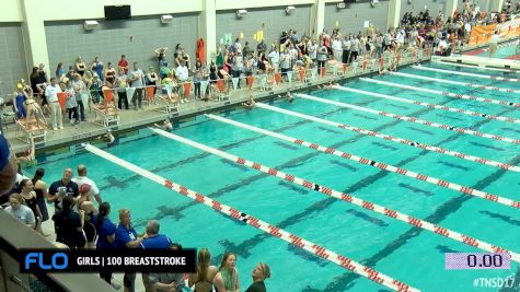 Girls 100 Breaststroke - Prelims