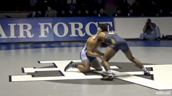 125 Trey Andrews, Northern Colorado - 0 vs Drew Romero, Air Force - 0