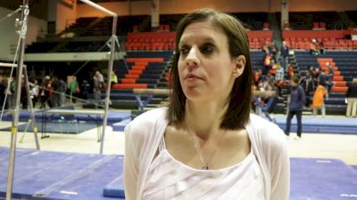 Illinois Head Coach Kim Landrus Applauds Team Effort On Senior Night