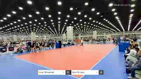 Cuvc 16 hannah vs Core 16 navy - 2022 JVA World Challenge presented by Nike - Expo Only