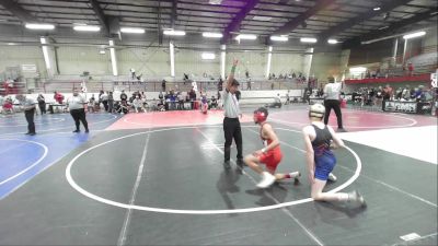 130 lbs 3rd Place - Rayden Tsinnijinnie, SheepCamp WC vs Blake Shaffer, Norwood Mavericks