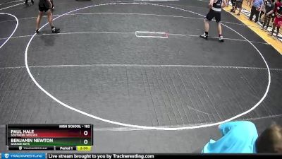 182 lbs Quarterfinal - Paul Hale, Southern Wolves vs Benjamin Newton, Garage Boys