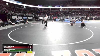 II-145 lbs Cons. Round 2 - Aidan Veirun, Pearl River vs Jack Brown, Beekmantown