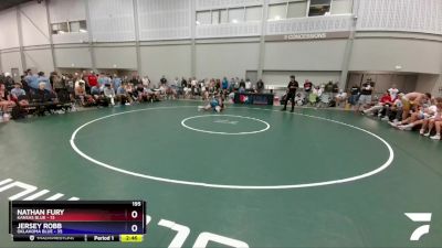 195 lbs Quarters & 1st Wb (16 Team) - Nathan Fury, Kansas Blue vs Jersey Robb, Oklahoma Blue