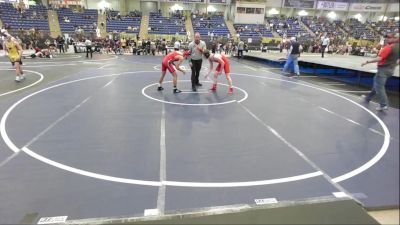 130 lbs Consi Of 16 #1 - Xzavier Sauter-tarbiin, Buena Vista vs James Hartman, Glenwood Springs Middle School