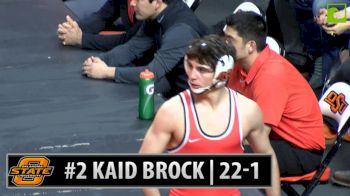 133 lbs Kaid Brock, OK State vs George Carpenter, PSU