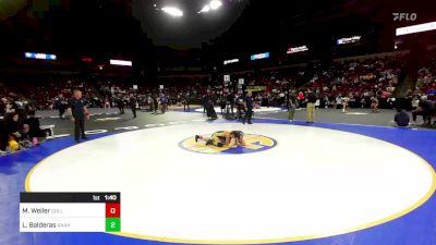 121 lbs Quarterfinal - Myia Weiler, College Park vs Lilyana Balderas, Anaheim