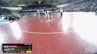 4A 285 lbs Quarterfinal - Gavin McCallum, Kamiakin vs Connor Aney, Glacier Peak