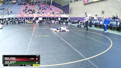 141 lbs Semis & 3rd Wb (16 Team) - Tate Murty, Upper Iowa vs Nick James, Nebraska-Kearney