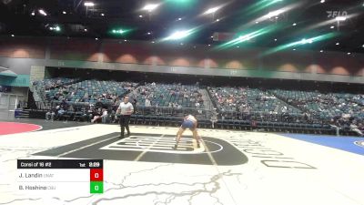 141 lbs Consi Of 16 #2 - Jose Landin, UNATT-Cal State Bakersfield vs Brady Hoshino, California Baptist University