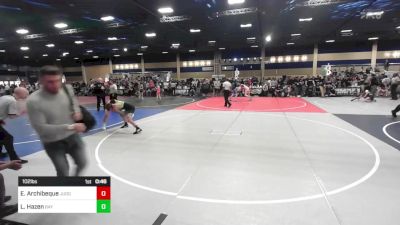 102 lbs Consi Of 16 #2 - Eli Archibeque, Juggernaut WC vs Lytning Hazen, Bay Area Dragons