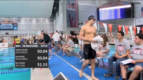 Big 12 Men's 100 Breast: Final