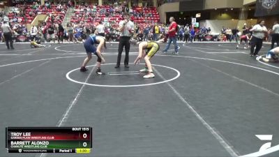 115 lbs Quarterfinal - Troy Lee, Garden Plain Wrestling Club vs Barrett Alonzo, Chanute Wrestling Club