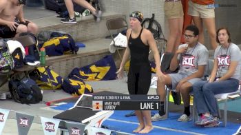 Big 12 Women's 200 Butterfly: Final