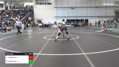 197 lbs Consi Of 4 - John Jakobsen, Lehigh vs Rocco Caywood, Army