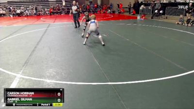 88 lbs Semis (4 Team) - Gabriel Gilman, LCWM vs Carson Horihan, Caledonia/Houston