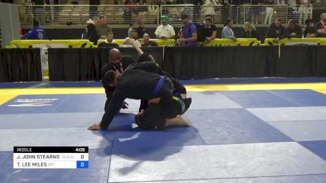 JACOB JOHN STEARNS JR vs TERRY LEE MILES 2024 Pan Jiu Jitsu IBJJF Championship