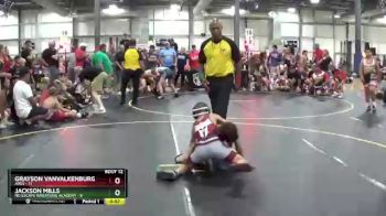 65 lbs Finals (8 Team) - Jackson Mills, No Escape Wrestling Academy vs Grayson VanValkenburg, ARES