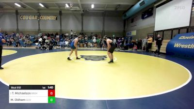 163 lbs Round Of 16 - Thor Michaelson, Bremerton (WA) vs Mitchell Oldham, Clovis North