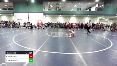 70 lbs Consi Of 8 #2 - Kanoa Saferite, VA vs Owen Coonradt, PA