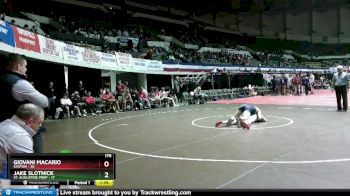 175 lbs Quarterfinals (8 Team) - Giovani Macario, Easton vs Jake Slotnick, St. Augustine Prep