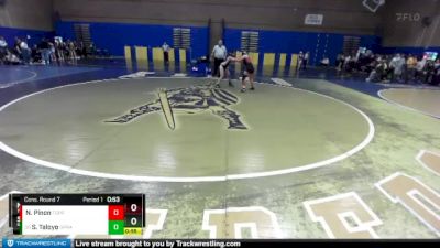 120lbs Cons. Round 7 - Sage Taloyo, Sprague vs Natallie Pinon, Toppenish (Girls)