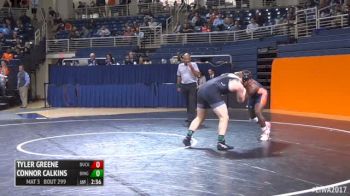 285 5th Place - Tyler Greene, Bucknell vs Connor Calkins, Binghamton