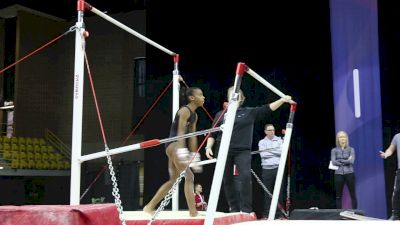 Anya Pilgrim Training Bars, Hill's - Podium Training, 2017 International Gymnix