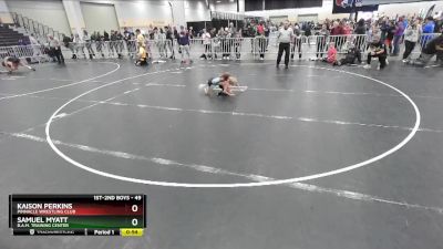 49 lbs Cons. Round 5 - Samuel Myatt, B.A.M. Training Center vs Kaison Perkins, Pinnacle Wrestling Club