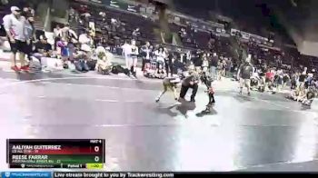 50 lbs Round 3 (4 Team) - Aaliyah Guiterrez, CO All Star vs Reese Farrar, Arizona Girls Wrestling