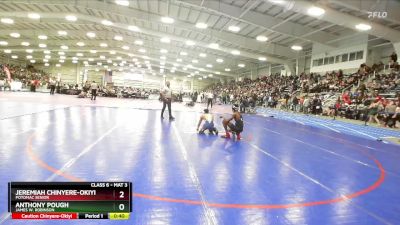 6-126 lbs Cons. Round 1 - Jeremiah Chinyere-Okiyi, Potomac Senior vs Anthony Pough, James W. Robinson