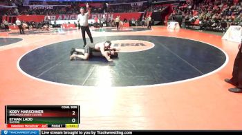 1A 220 lbs Cons. Semi - Kody Marschner, Braidwood (Reed-Custer) vs Ethan Ladd, Macomb