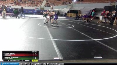 D2-106 lbs Cons. Round 2 - Maika Serrano, Campo Verde vs Cook Broc, Millennium