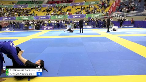 GABRIELLE FERNANDA DA SILVA SANT vs ANTONIA VITÓRIA DOS S. CONCEIÇÃO 2024 Brasileiro Jiu-Jitsu IBJJF